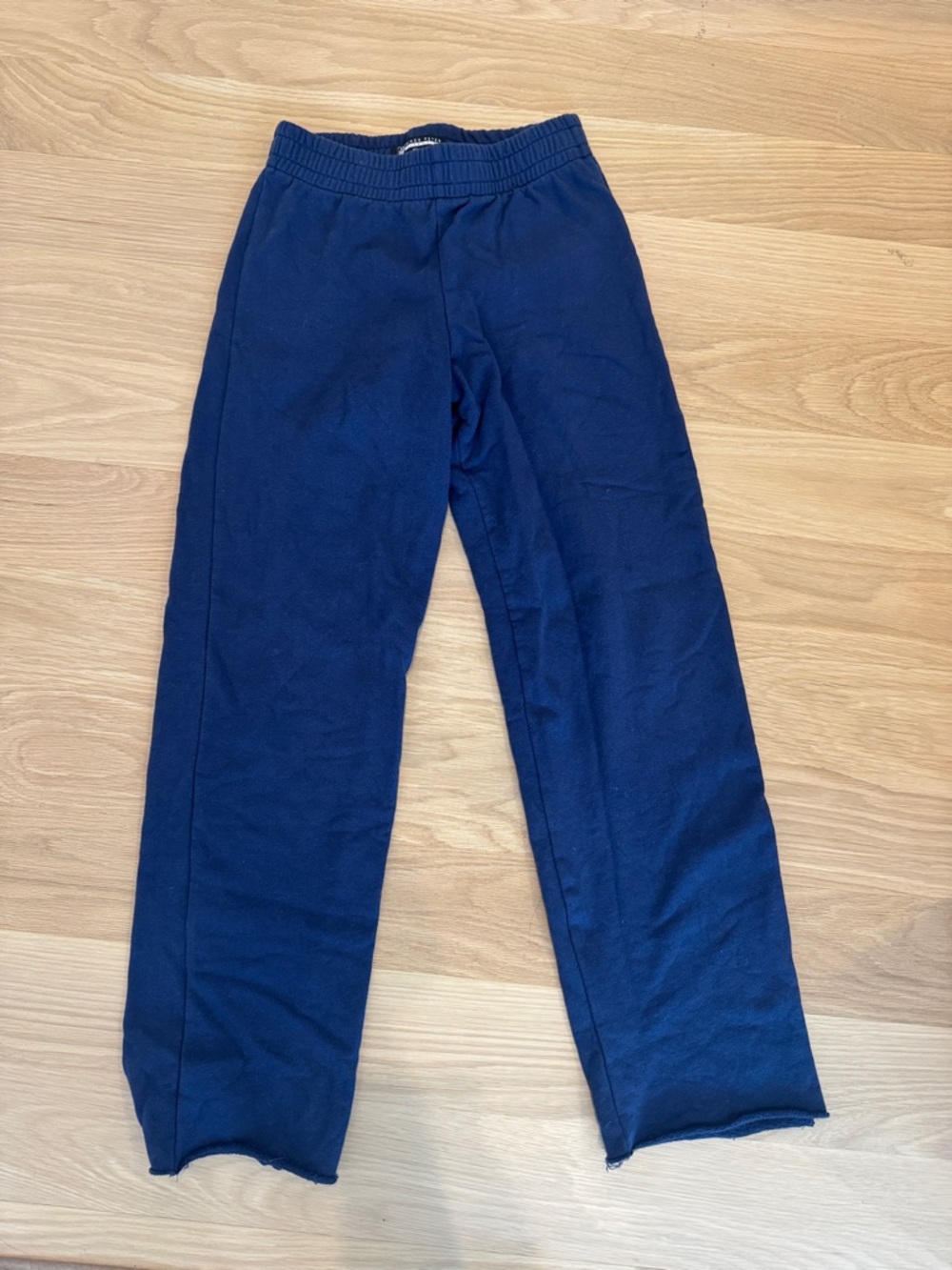 Kids Navy Blue Pull-On Casual Pants